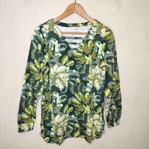 Sport Savvy Womens‎ Floral Sweatshirt Tunic